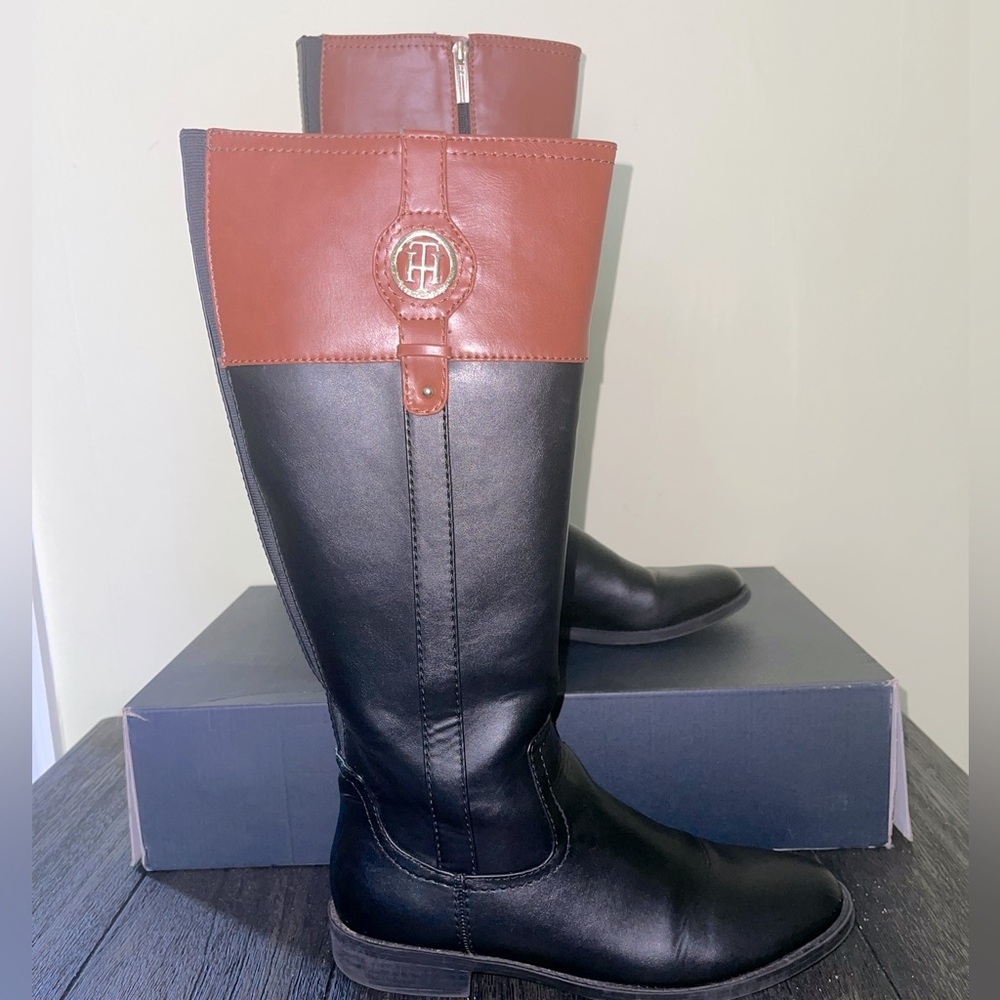 Worn Women’s Tommy Hilfiger Riding Boots Size 9.5